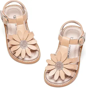 Kiderence Toddler Girls Sandals Little Girls Kids Summer Shoes Toddler Sandals