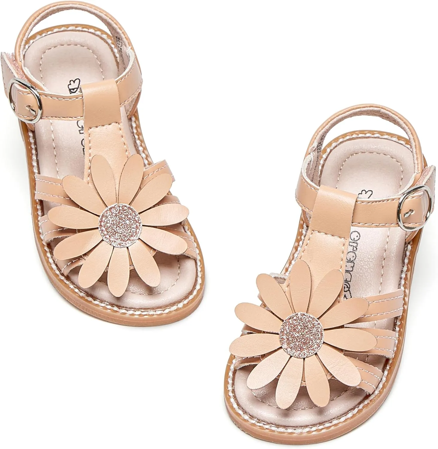 Kiderence Toddler Girls Sandals Little Girls Kids Summer Shoes Toddler Sandals