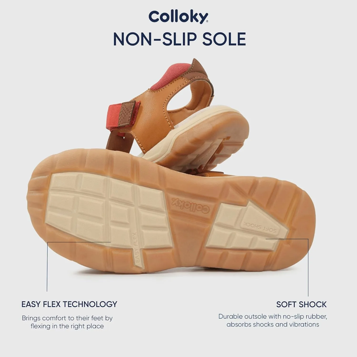Kids Boys Fisherman Sandals - Closed Toe, Breathable & Adjustable Velcro Fit for Outdoor Adventures - Perfect Fit & Stylish Design