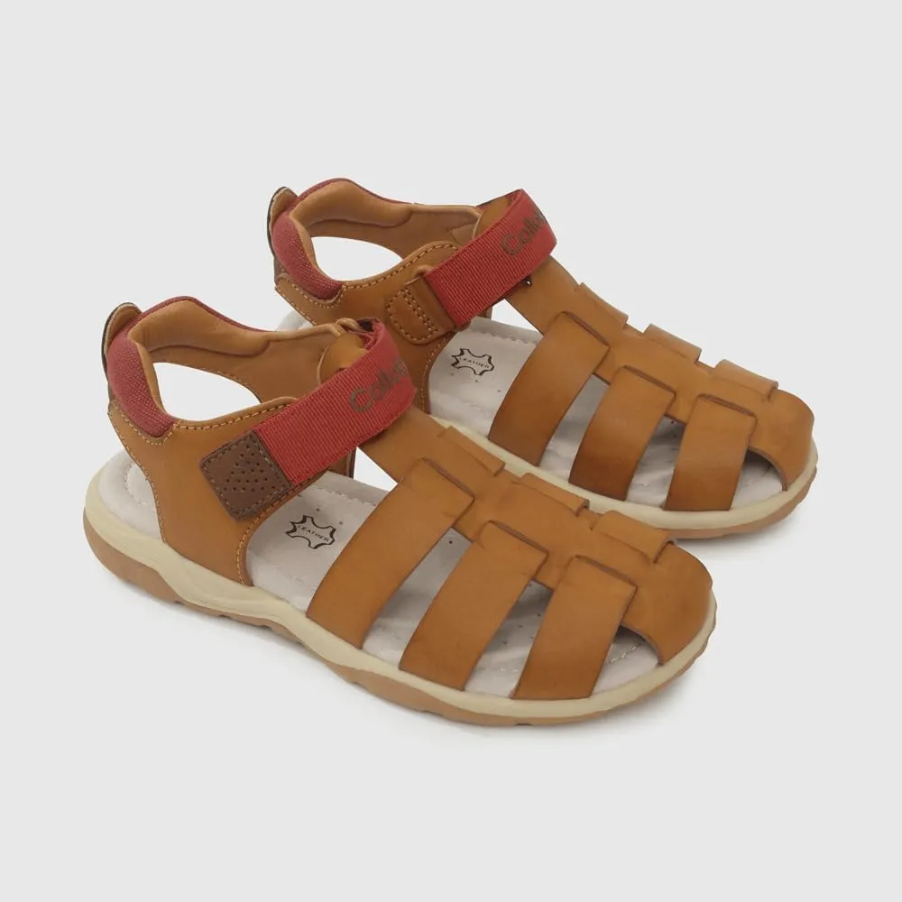 Kids Boys Fisherman Sandals - Closed Toe, Breathable & Adjustable Velcro Fit for Outdoor Adventures - Perfect Fit & Stylish Design
