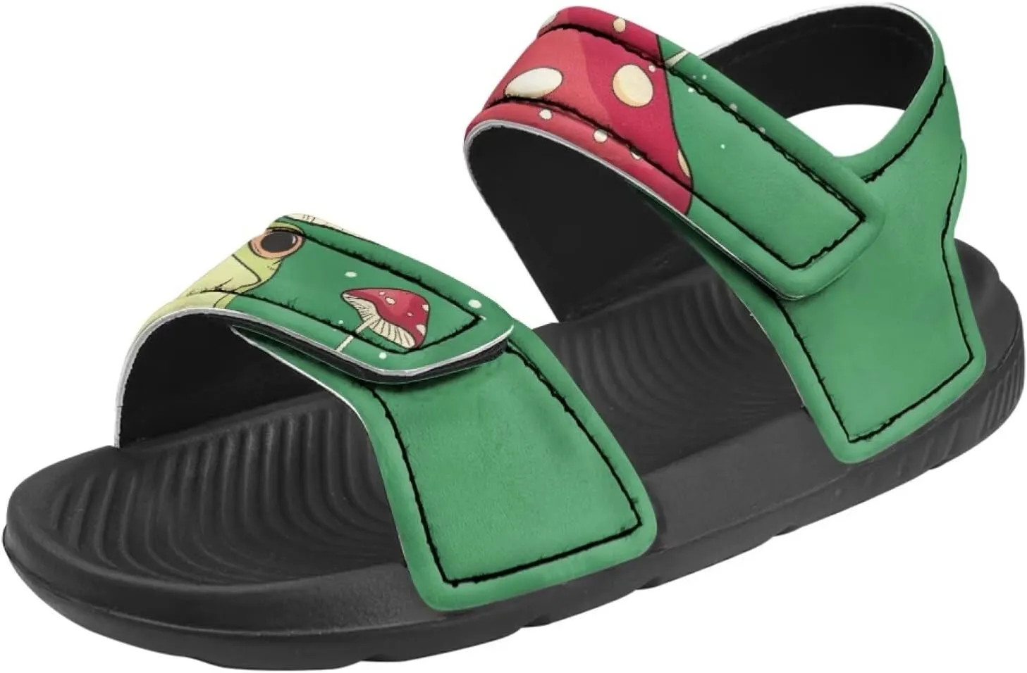 Kids Sandals Cartoon Car Print Athletic Sandals for Boys US 5 Causal Summer Sport Shoes with Adjustable Strap for Hiking Walking Beach Pool