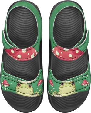Kids Sandals Cartoon Car Print Athletic Sandals for Boys US 5 Causal Summer Sport Shoes with Adjustable Strap for Hiking Walking Beach Pool