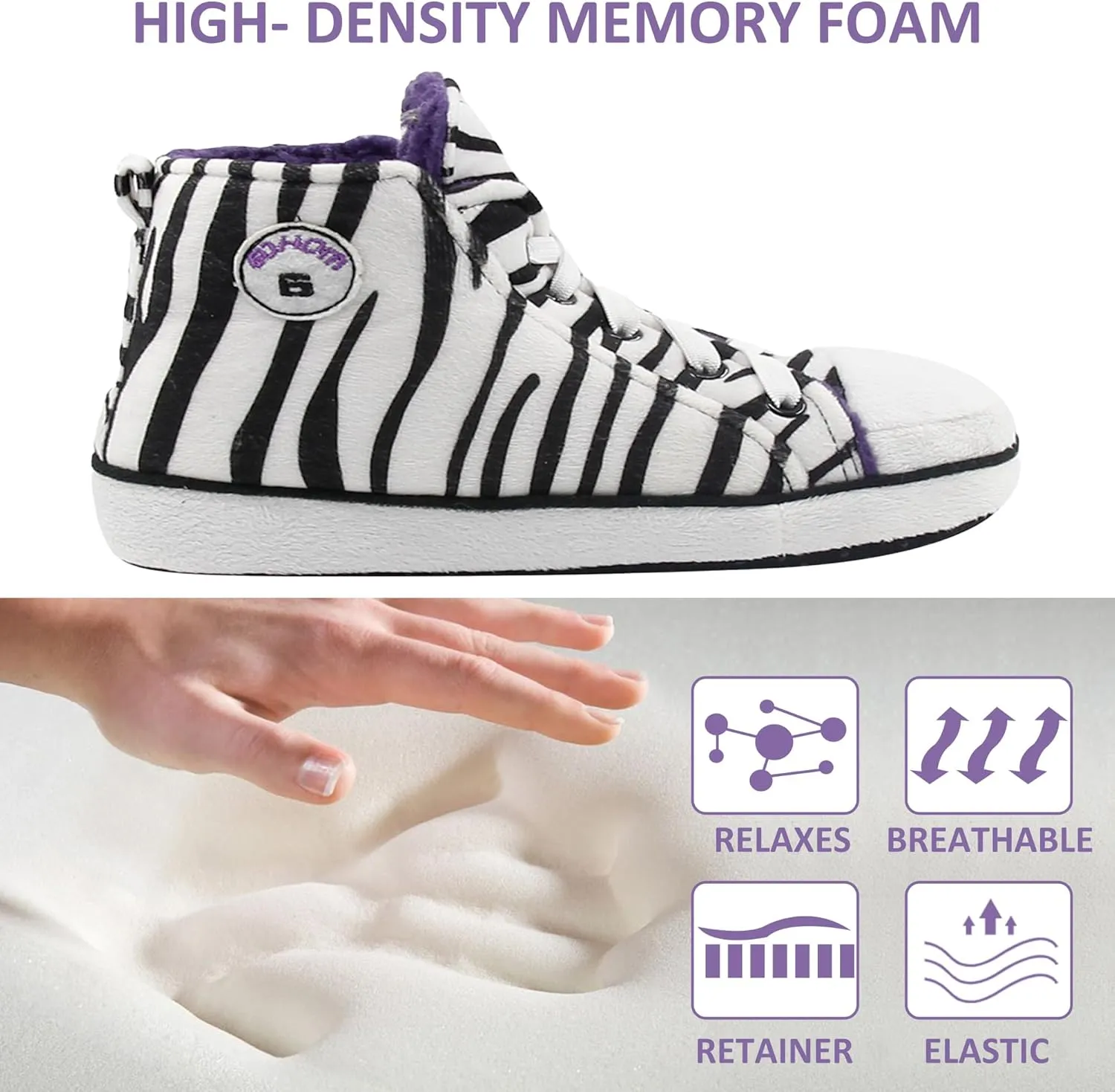 Kids Sneaker Slippers - Soft and Stylish Comfort Cozy House Shoes for Girls and Boys