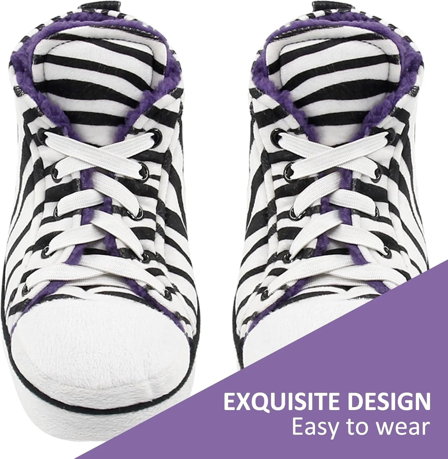 Kids Sneaker Slippers - Soft and Stylish Comfort Cozy House Shoes for Girls and Boys