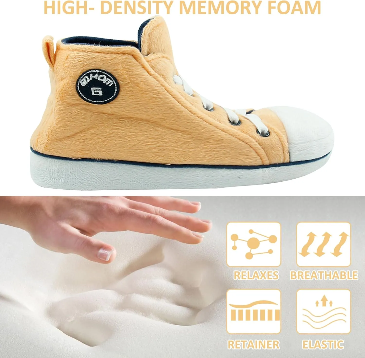 Kids Sneaker Slippers - Soft and Stylish Comfort Cozy House Shoes for Girls and Boys