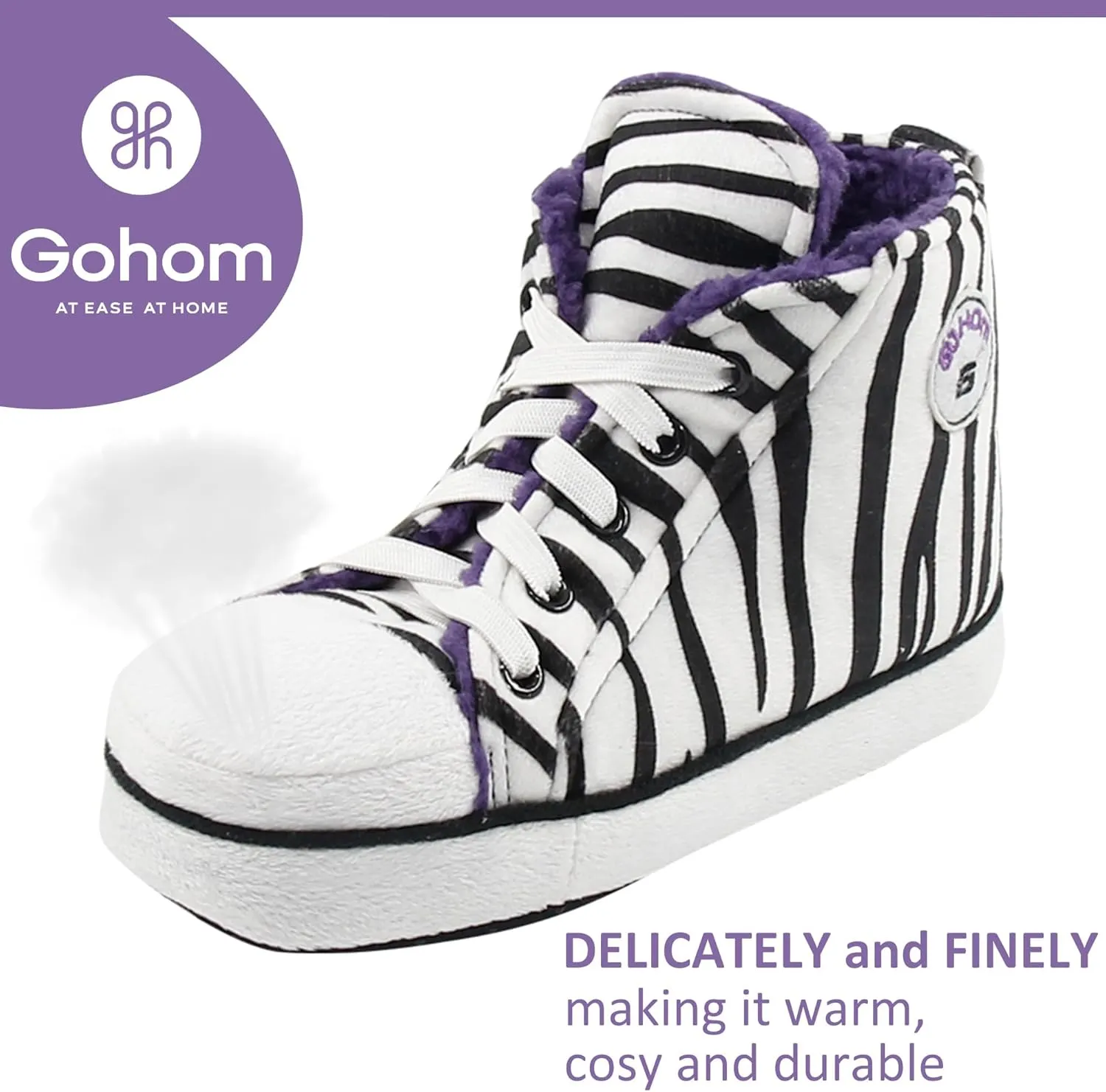 Kids Sneaker Slippers - Soft and Stylish Comfort Cozy House Shoes for Girls and Boys
