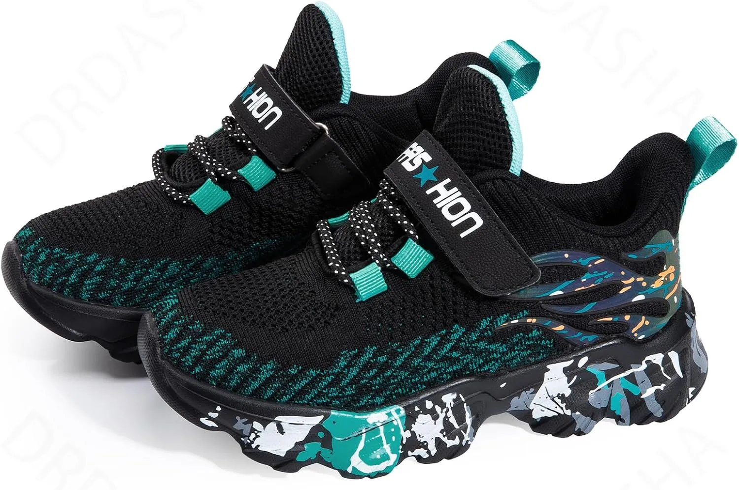 Kids Sneakers for Boys Girls Sports Tennis Breathable Walking Lightweight Running Kid Shoes