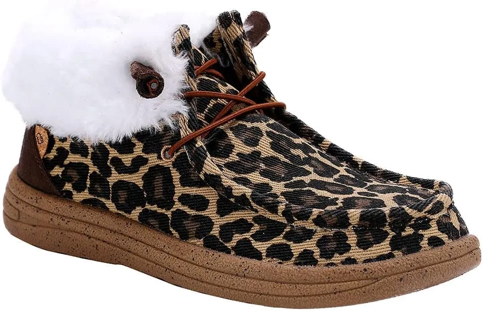 Lamo Women's Cassidy Shoes for Women - Matte Rich Suede and Textile Upper - Lightweight Women Footwear Faux Fur Lined, 100% Australian Sheepskin Footbed LITE EVA Outsole