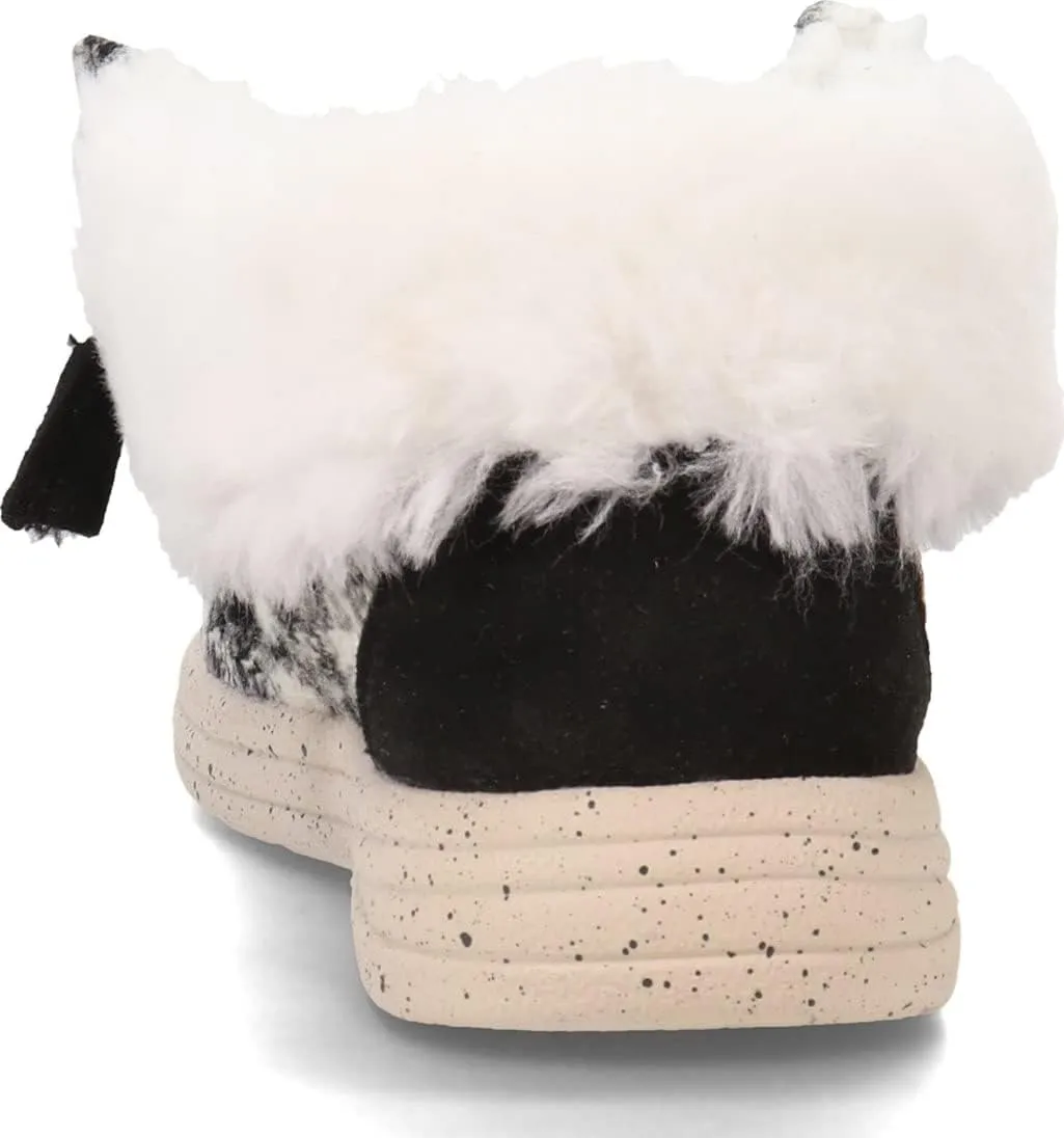 Lamo Women's Cassidy Shoes for Women - Matte Rich Suede and Textile Upper - Lightweight Women Footwear Faux Fur Lined, 100% Australian Sheepskin Footbed LITE EVA Outsole