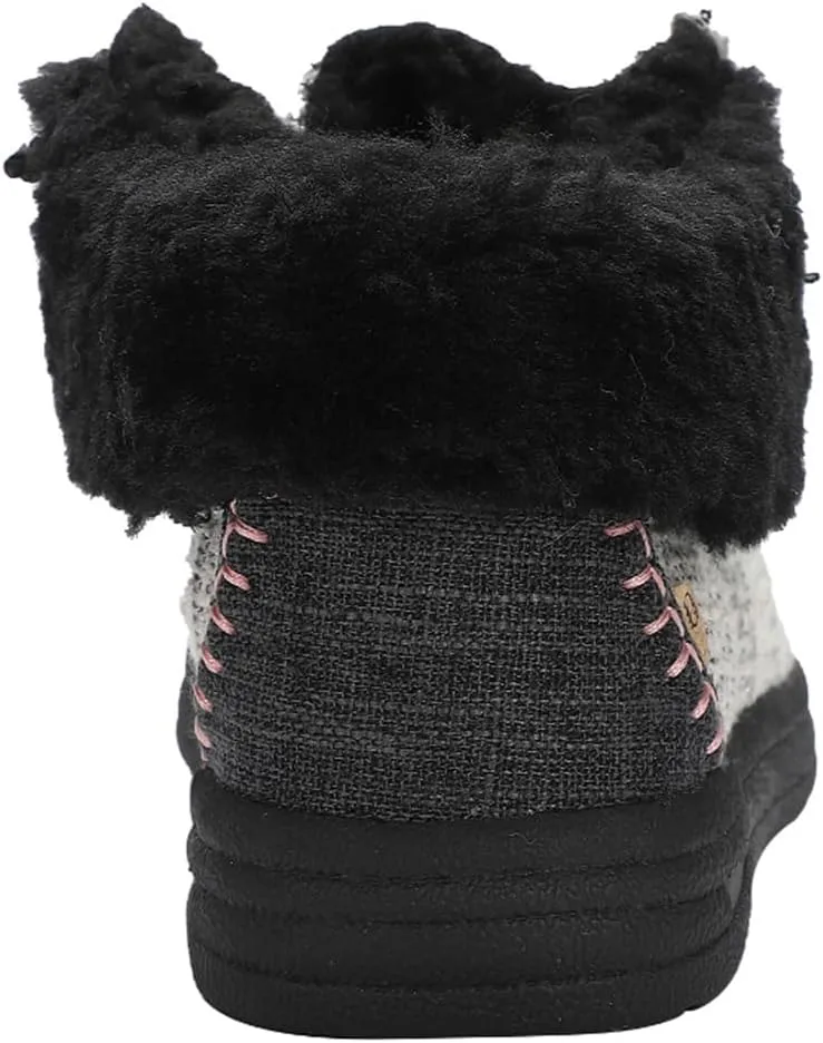 Lamo Women's Cassidy Shoes for Women - Matte Rich Suede and Textile Upper - Lightweight Women Footwear Faux Fur Lined, 100% Australian Sheepskin Footbed LITE EVA Outsole