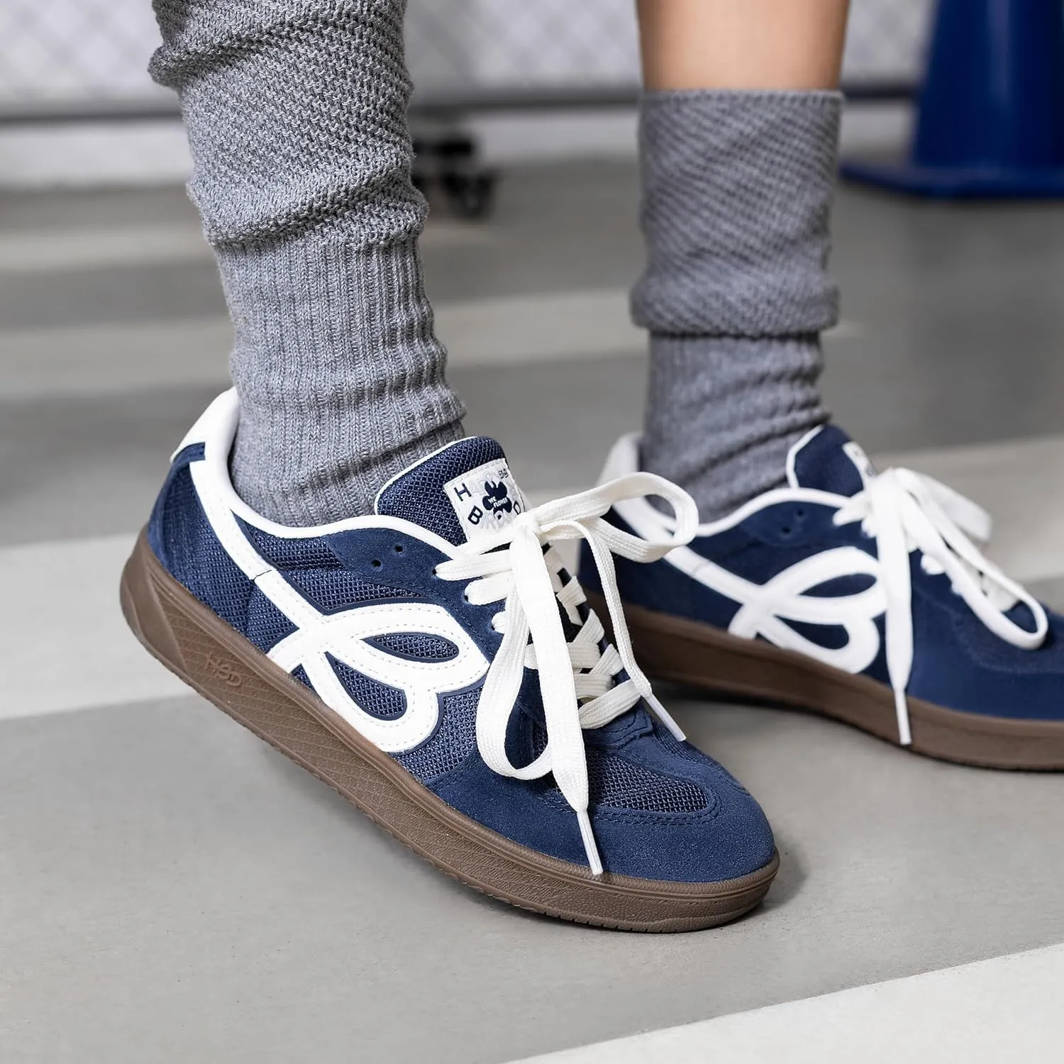 LAZYDAY Sneakers for Women, Women's Lace Up Platform Fashion Sneakers Non-Slip Low Top Casual Walking Board Shoes