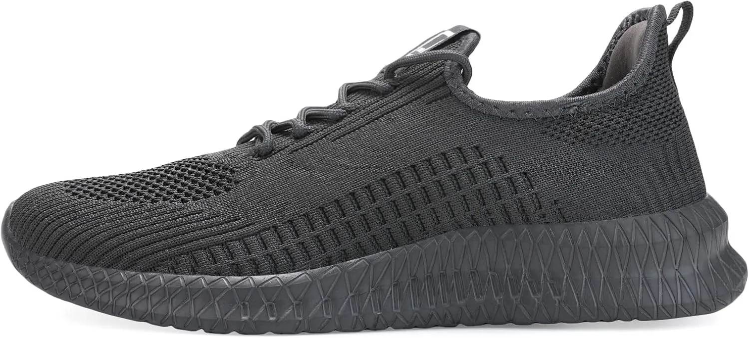 LCGJR Men's Running Shoes Ultra Lightweight Breathable Comfortable Walking Shoes Casual Fashion Sneakers Mesh Workout Shoes