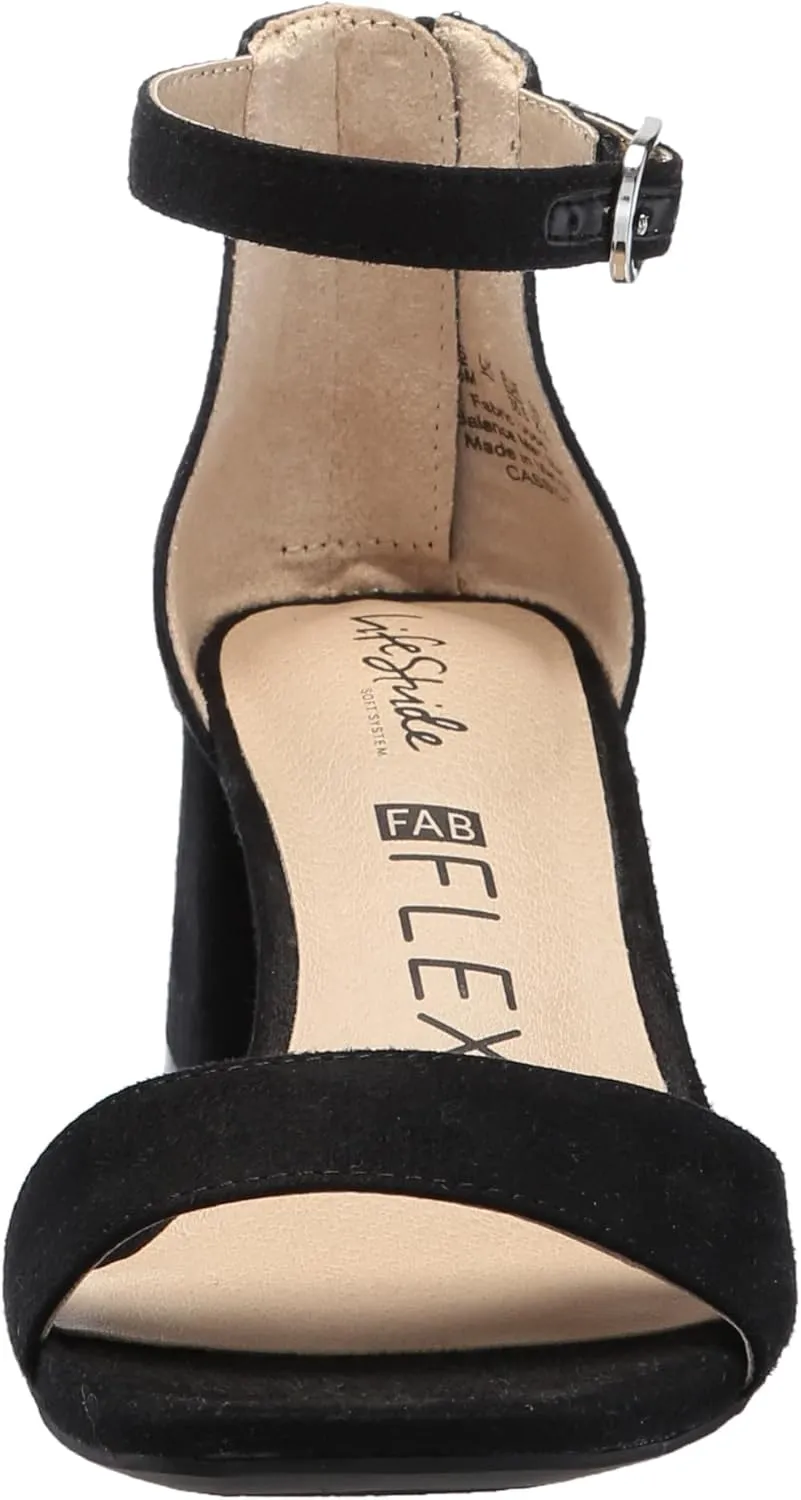 Lifestride Women's Cassidy Ankle Strap Dress Sandal