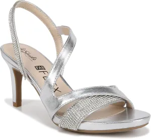 LifeStride Women's Mia Glitz Strappy Heeled Dress Sandals
