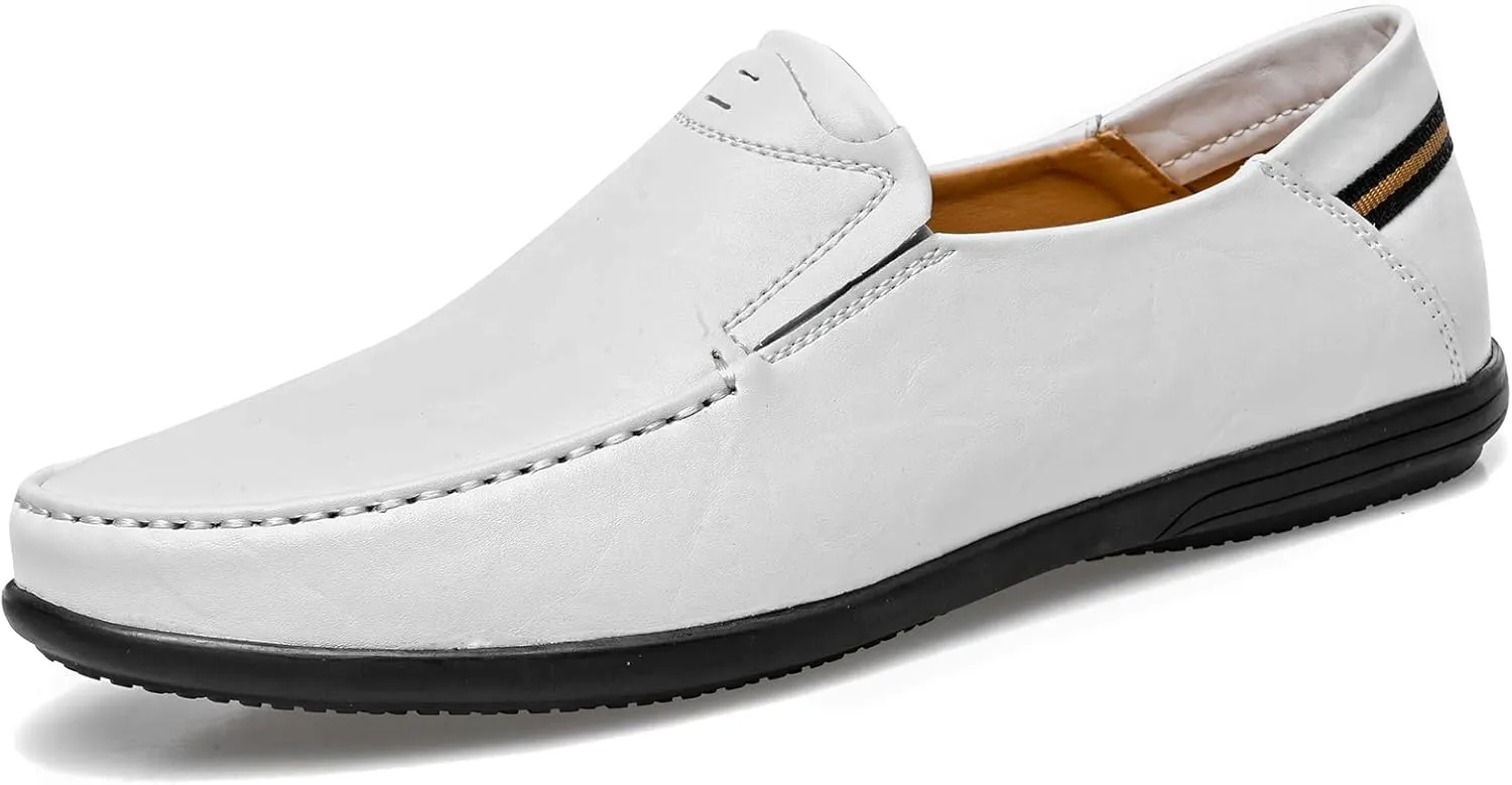 Loafer Premium Genuine Leather Men's Casual Shoes Slip On Mens Driving Penny Loafers for Men Lightweight Breathable