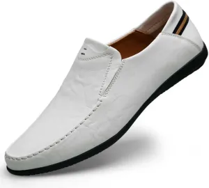 Loafer Premium Genuine Leather Men's Casual Shoes Slip On Mens Driving Penny Loafers for Men Lightweight Breathable