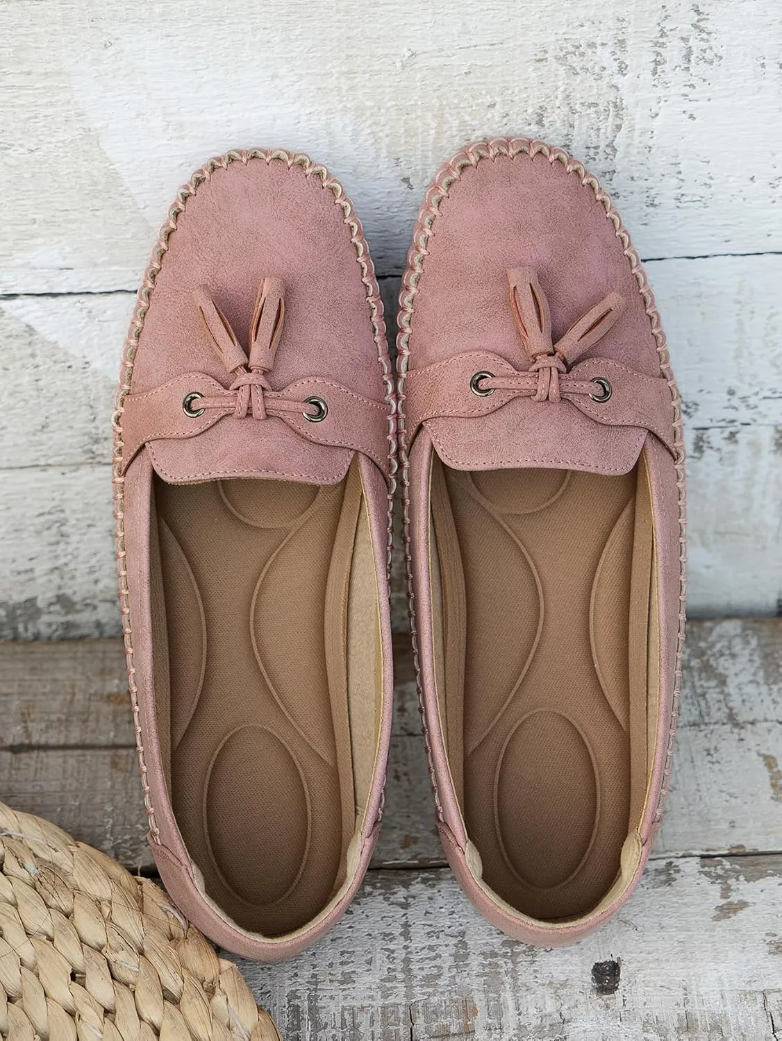 Loafers for Women Business Casual Flats Shoes Comfortable Lightweight Penny Loafers Slip On Work Flats Dress Shoes