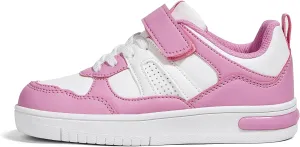 LUCKY STEP Kid's Sneakers School Running Loafers Low Top Walking Tennis Casual Shoes Strap Athletic Fashion Sneakers for Children/Boys/Girls