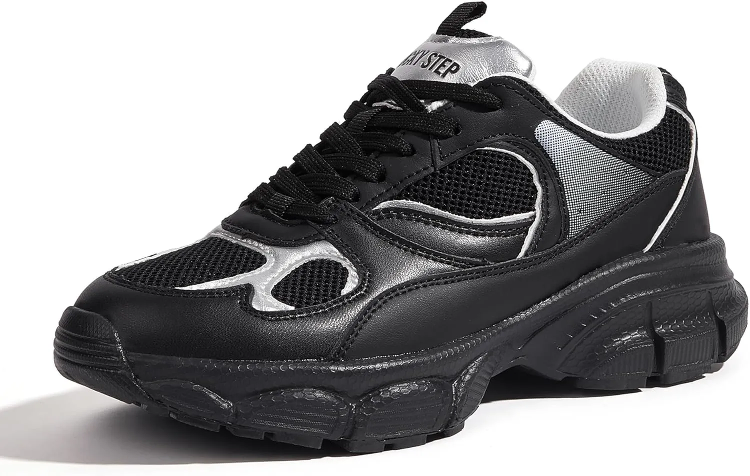 LUCKY STEP Women's Running Shoe Platform Chunky Walking Sneakers Breathable Mesh Comfy Lightweight Fashion Casual Tennis Dad Shoes