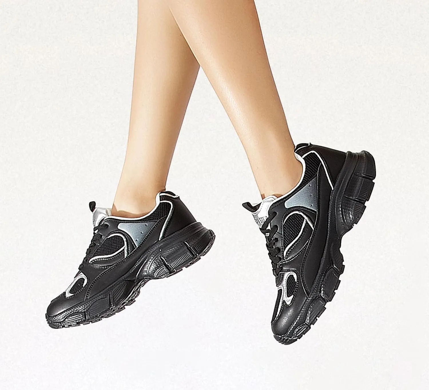 LUCKY STEP Women's Running Shoe Platform Chunky Walking Sneakers Breathable Mesh Comfy Lightweight Fashion Casual Tennis Dad Shoes