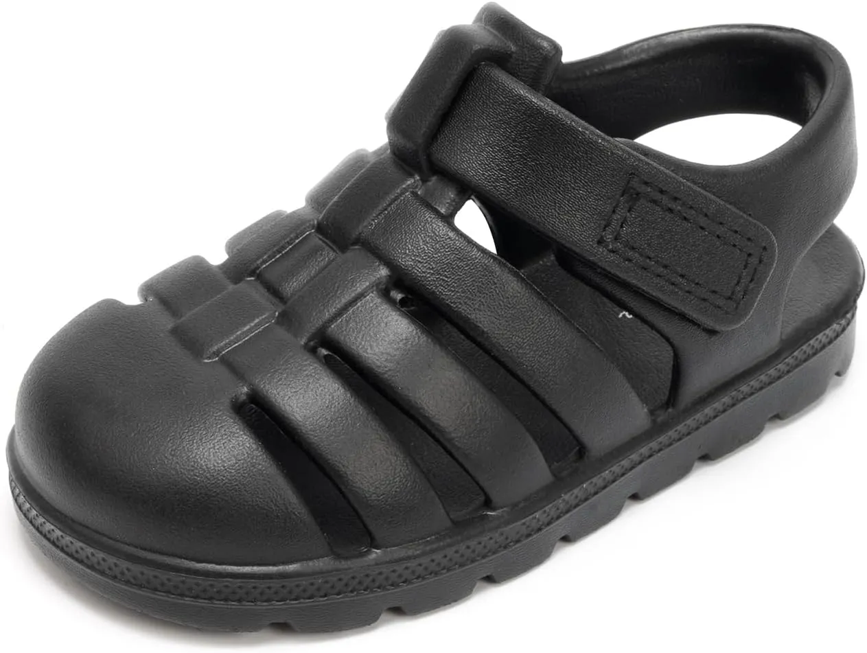 Luffymomo Unisex-Child Closed-Toe Sandals Summer Sport Lightweight Sandal EVA Outdoor Water Shoes for Boys and Girls(Little Kid/Toddler)