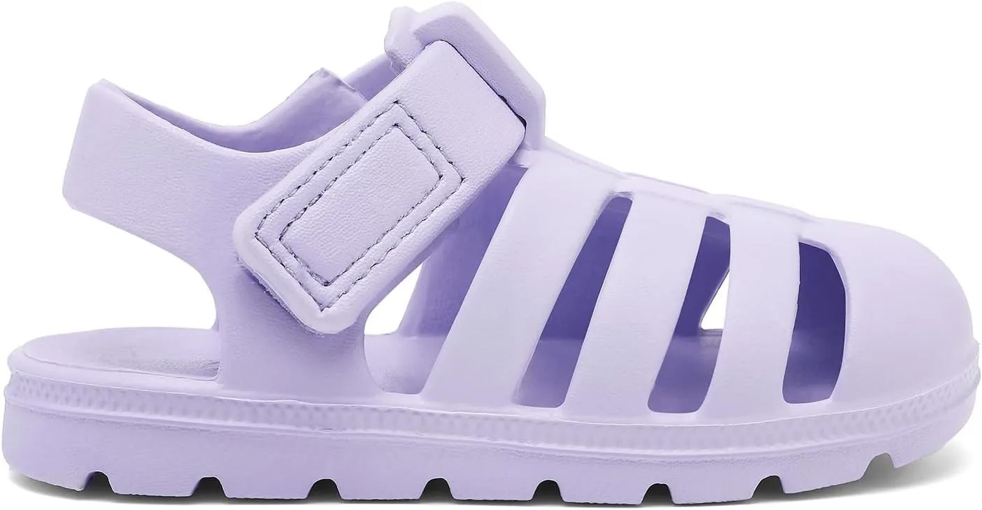 Luffymomo Unisex-Child Closed-Toe Sandals Summer Sport Lightweight Sandal EVA Outdoor Water Shoes for Boys and Girls(Little Kid/Toddler)