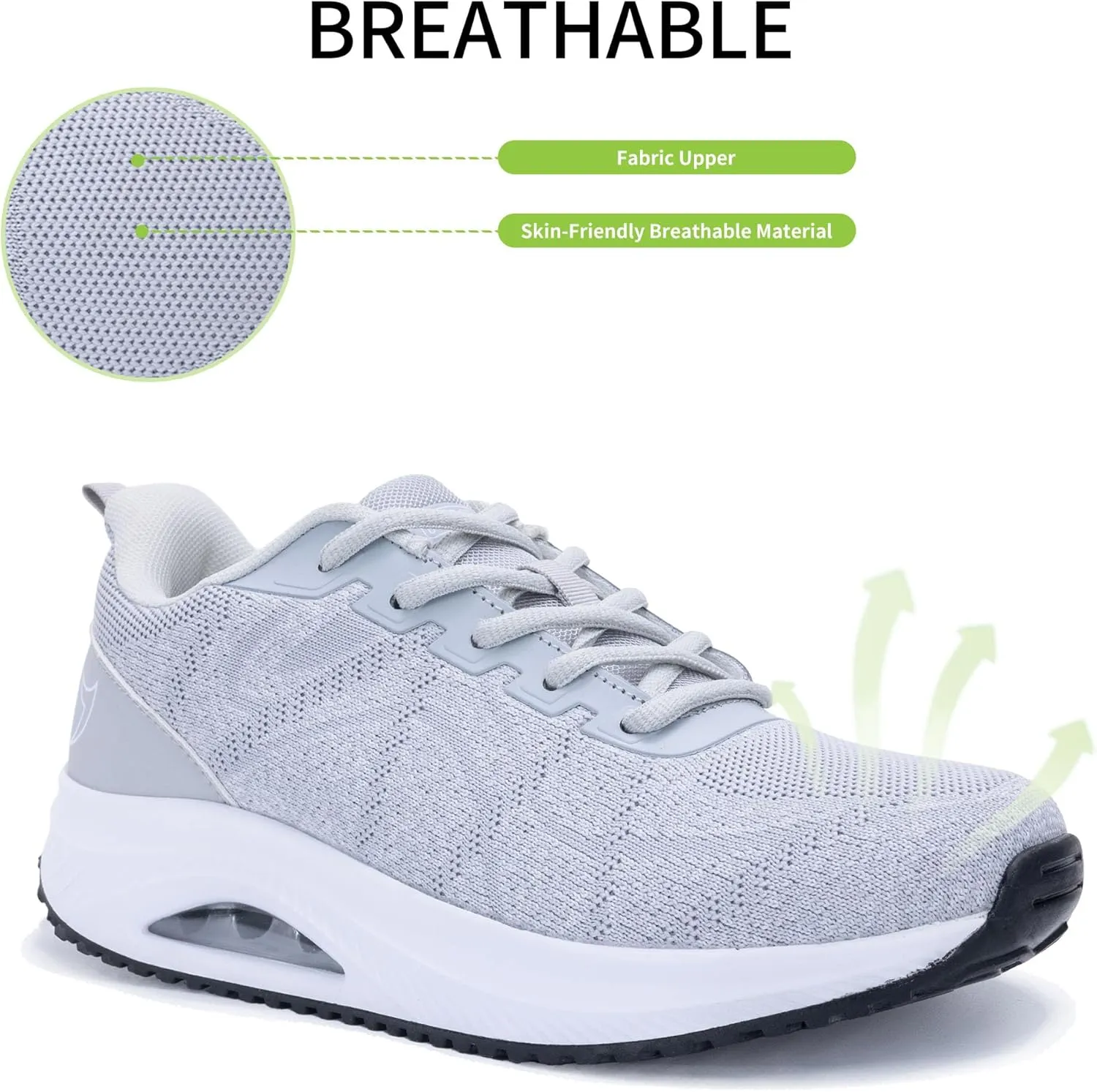 MAFEKE Womens Walking Shoes with Arch Support, Air Tennis Orthotic Fashion Sneakers for Plantar Fasciitis Pain Relief Size 5.5-11