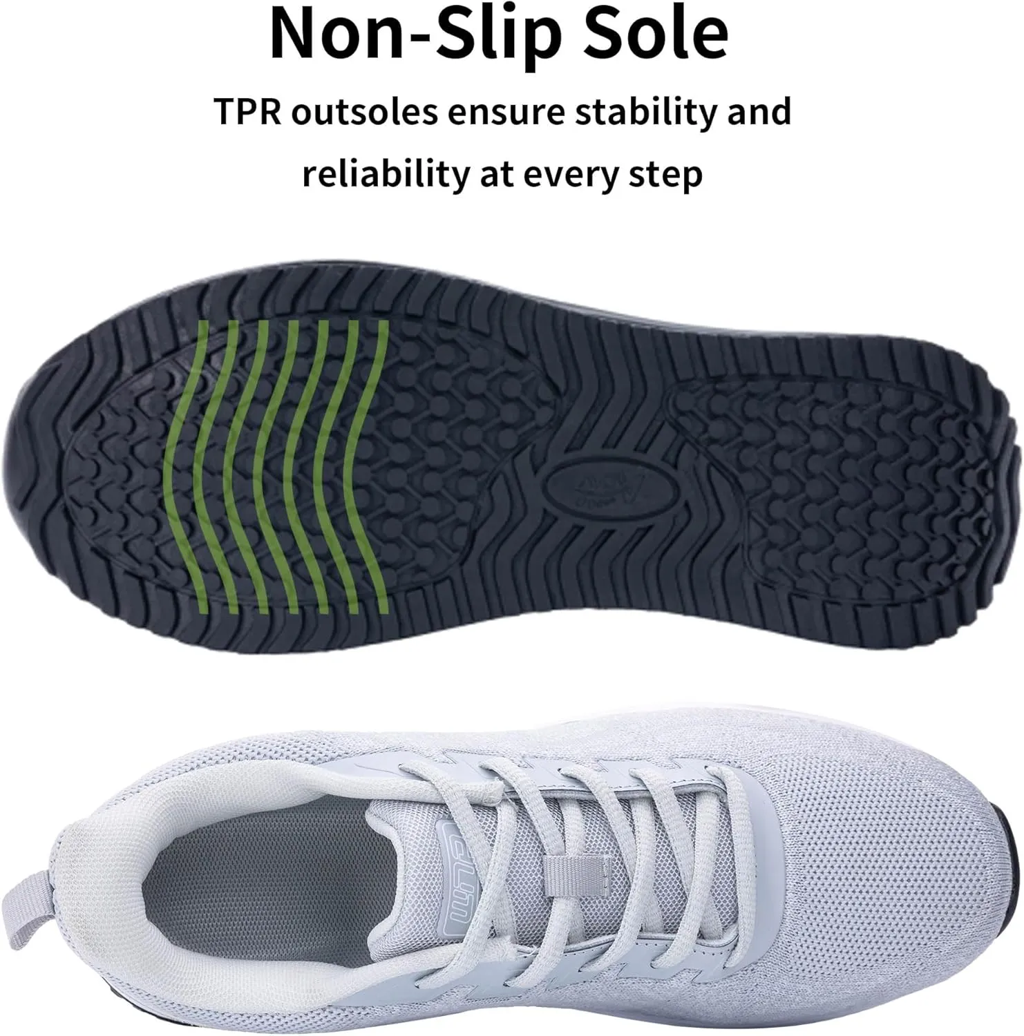 MAFEKE Womens Walking Shoes with Arch Support, Air Tennis Orthotic Fashion Sneakers for Plantar Fasciitis Pain Relief Size 5.5-11