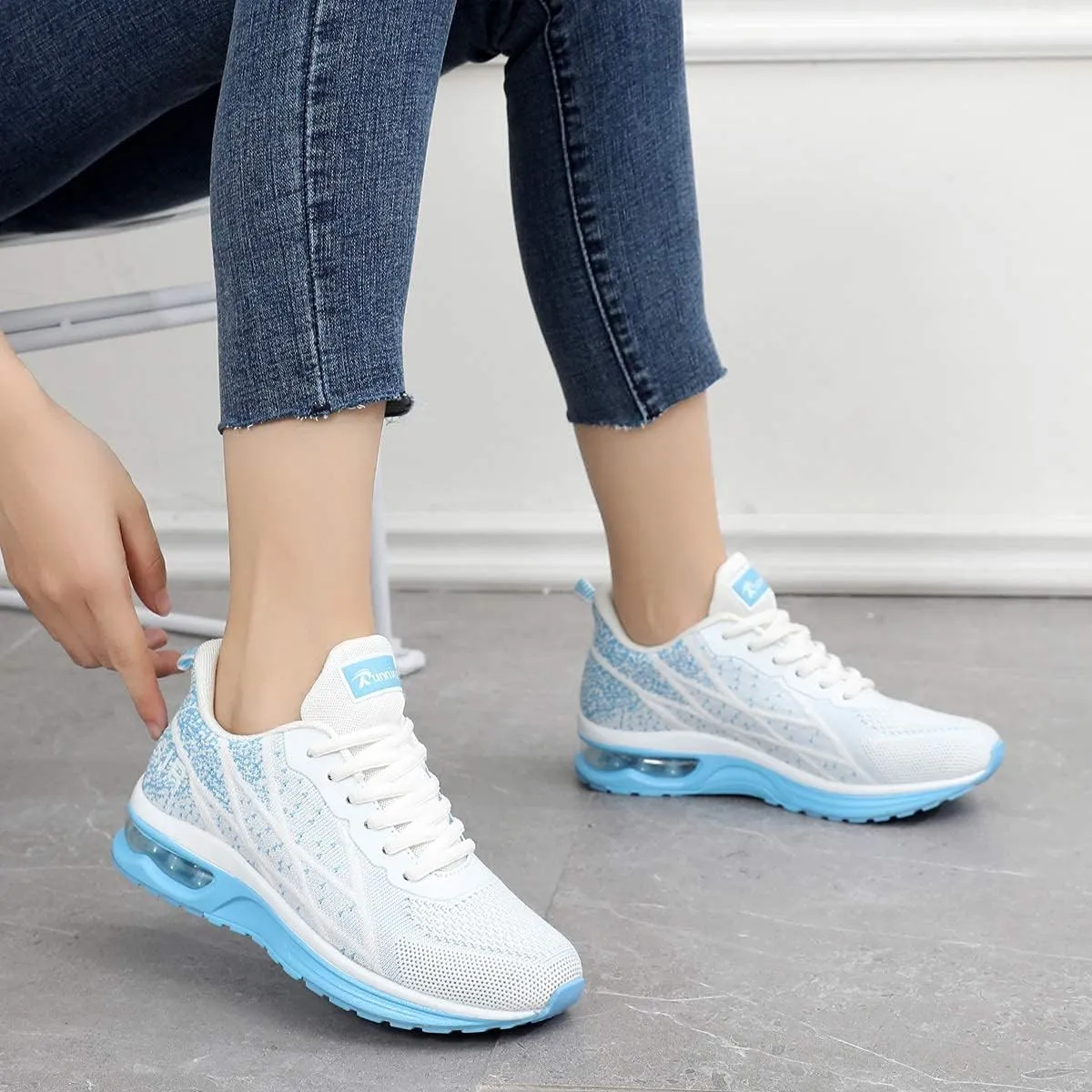MEHOTO Womens Fashion Tennis Walking Shoes Sport Air Fitness Gym Jogging Running Sneakers