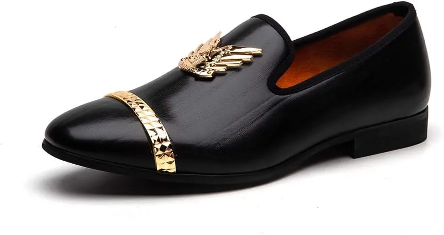 Meijiana Men Loafers Men Luxury Wedding Dress Shoes Fashion Party Shoes for Men