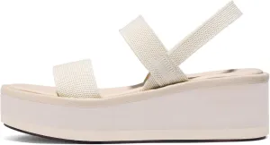 MeiLuSi Women's Platform Wedges Sandals Comfortable Walking Sandals Elastic Strap Comfy Wedges 2025 Spring Summer Casual Shoes Slip On
