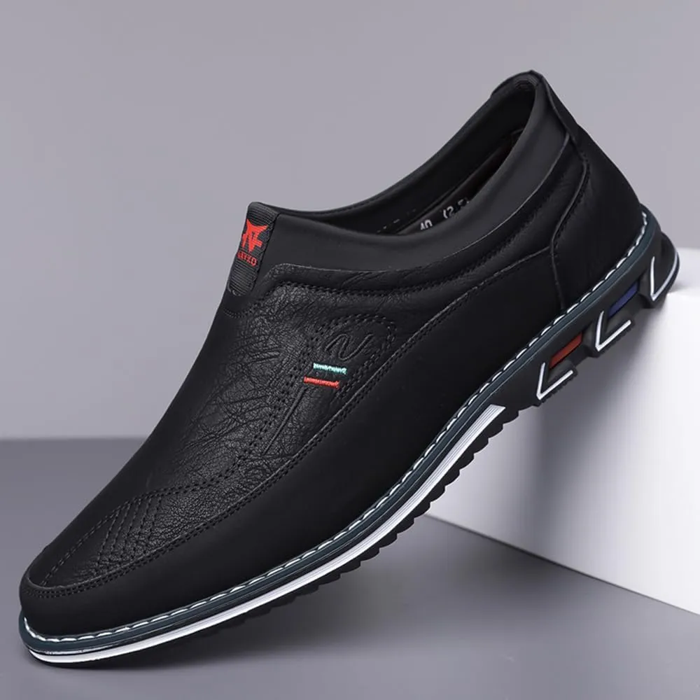 Men Slip-On Loafers Velvet Leather Oxfords Luxury Party Dress Shoes Nightclub Shoes