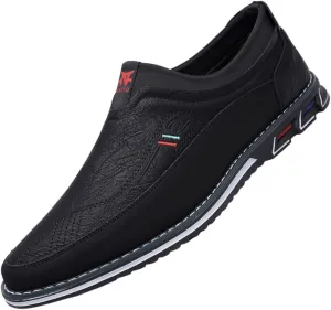 Men Slip-On Loafers Velvet Leather Oxfords Luxury Party Dress Shoes Nightclub Shoes