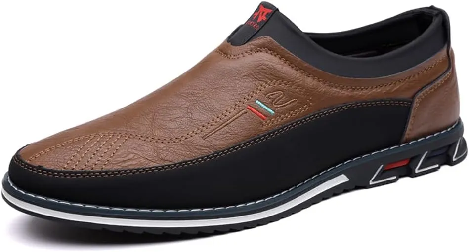 Men Slip-On Loafers Velvet Leather Oxfords Luxury Party Dress Shoes Nightclub Shoes