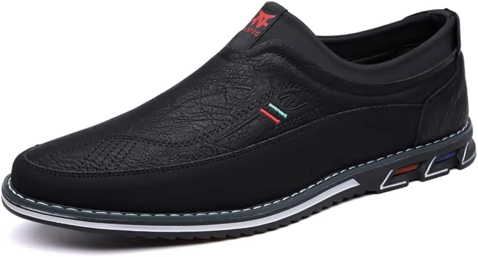 Men Slip-On Loafers Velvet Leather Oxfords Luxury Party Dress Shoes Nightclub Shoes