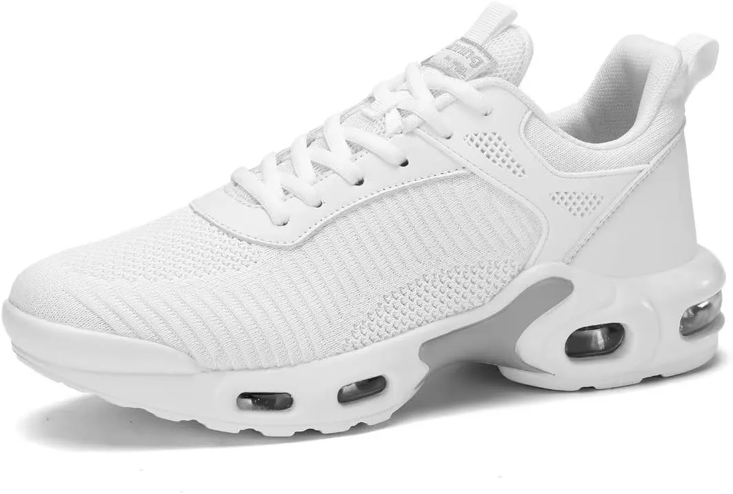 Men's Air Running Shoes Lightweight Breathable Walking Shoes Non Slip Fashion Sneakers Mesh Workout Casual Sports Shoes