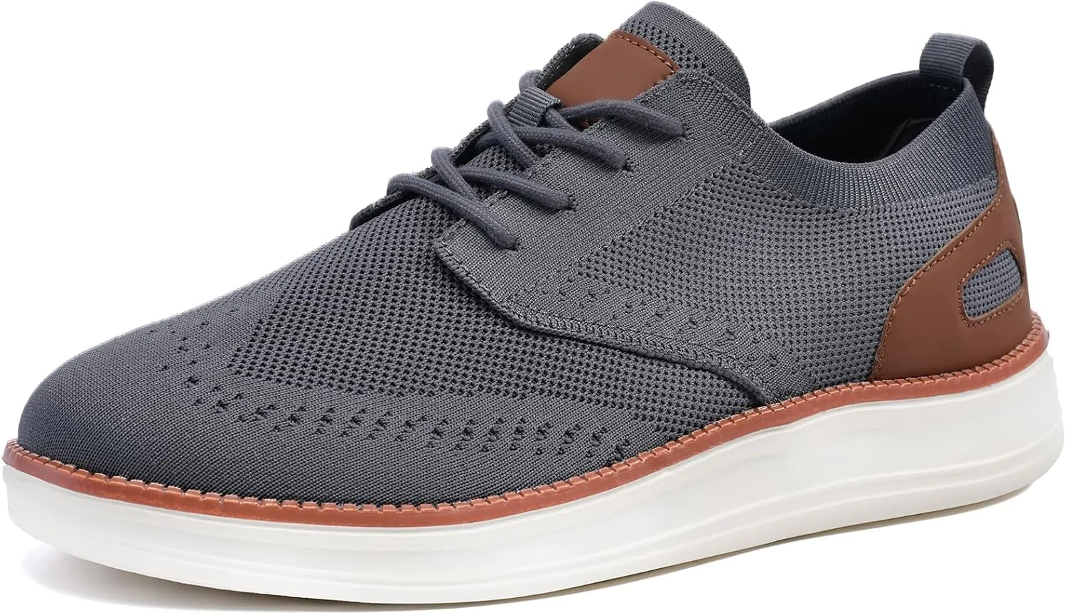 Men's Breeze Casual Sneakers Oxfords Lace-Up Lightweight Walking Shoes