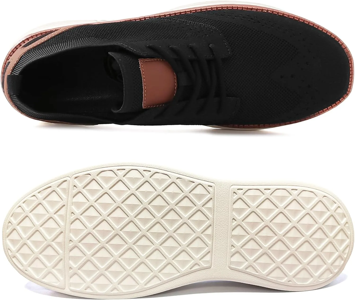 Men's Breeze Casual Sneakers Oxfords Lace-Up Lightweight Walking Shoes