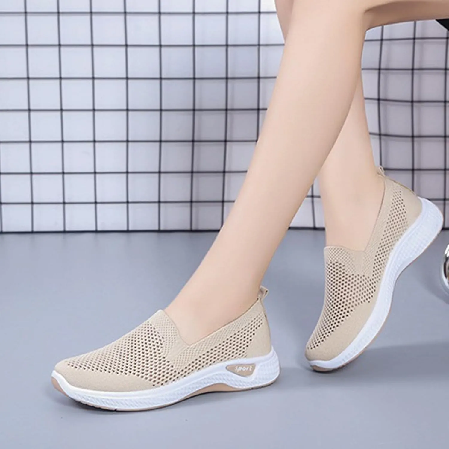 Mens Casual Dress Shoes Fashion Mesh Oxfords Business Walking Work Sneakers Comfortable Lightweight Cushion Sneaker