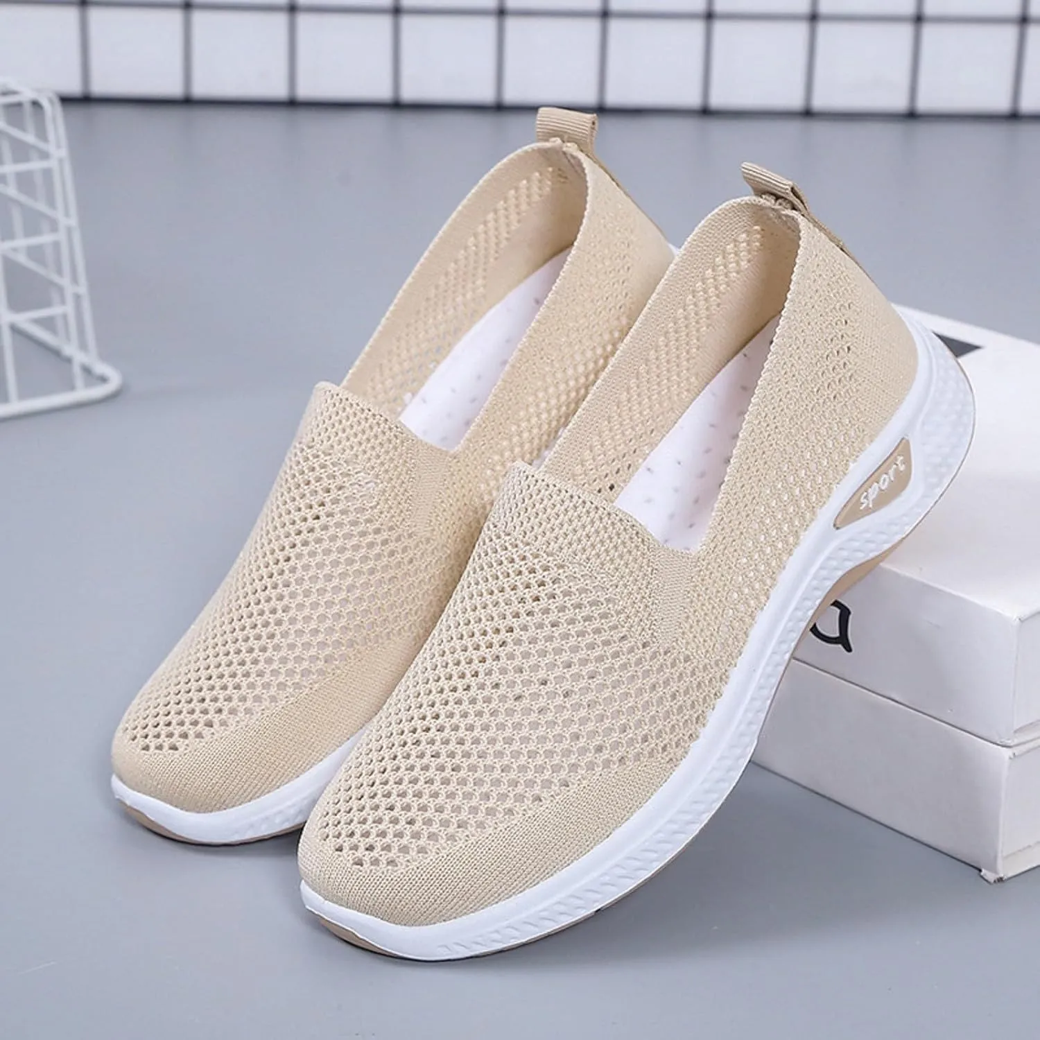Mens Casual Dress Shoes Fashion Mesh Oxfords Business Walking Work Sneakers Comfortable Lightweight Cushion Sneaker