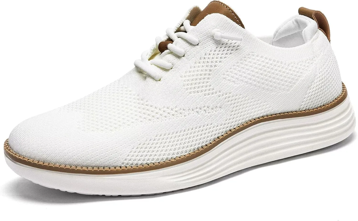 Mens Casual Dress Sneakers Fashion Walking Mesh Oxfords Shoes Business Work Lightweight Soft Sole
