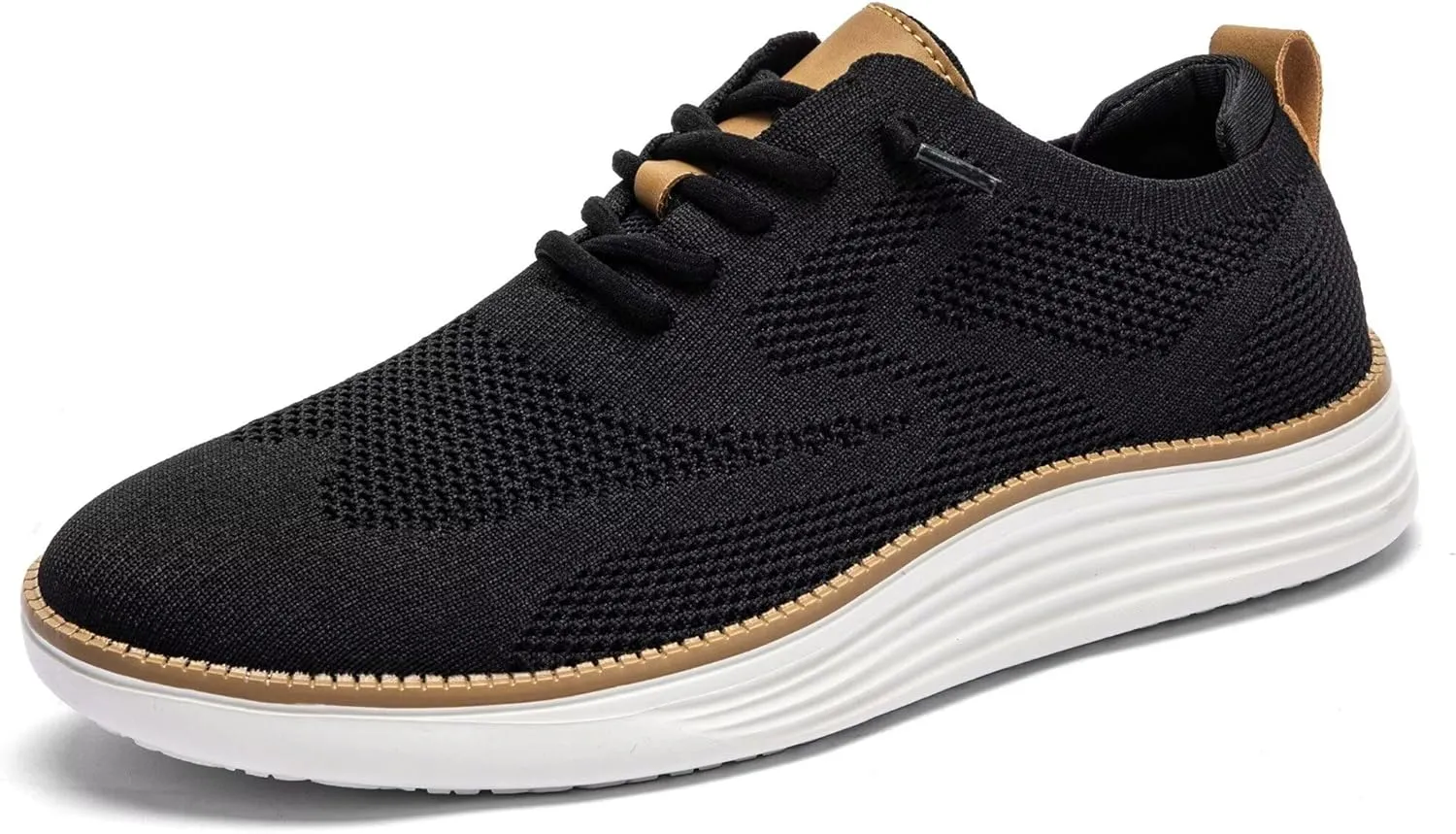 Mens Casual Dress Sneakers Fashion Walking Mesh Oxfords Shoes Business Work Lightweight Soft Sole