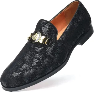 Mens Dress Loafers Buckle Fashion Luxury Party Wedding Shoes
