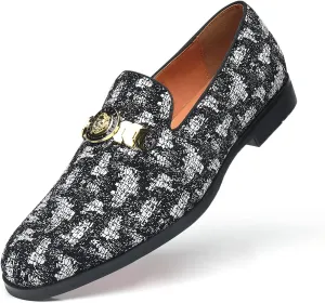 Mens Dress Loafers Buckle Fashion Luxury Party Wedding Shoes
