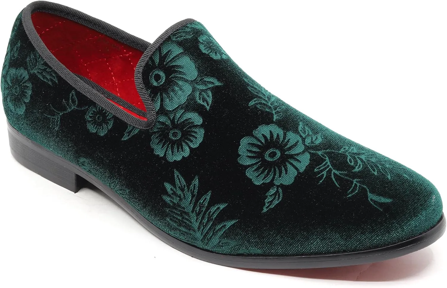 Men's Fashion Floral Dress Tuxedo Loafers Slip On Shoes SM-69