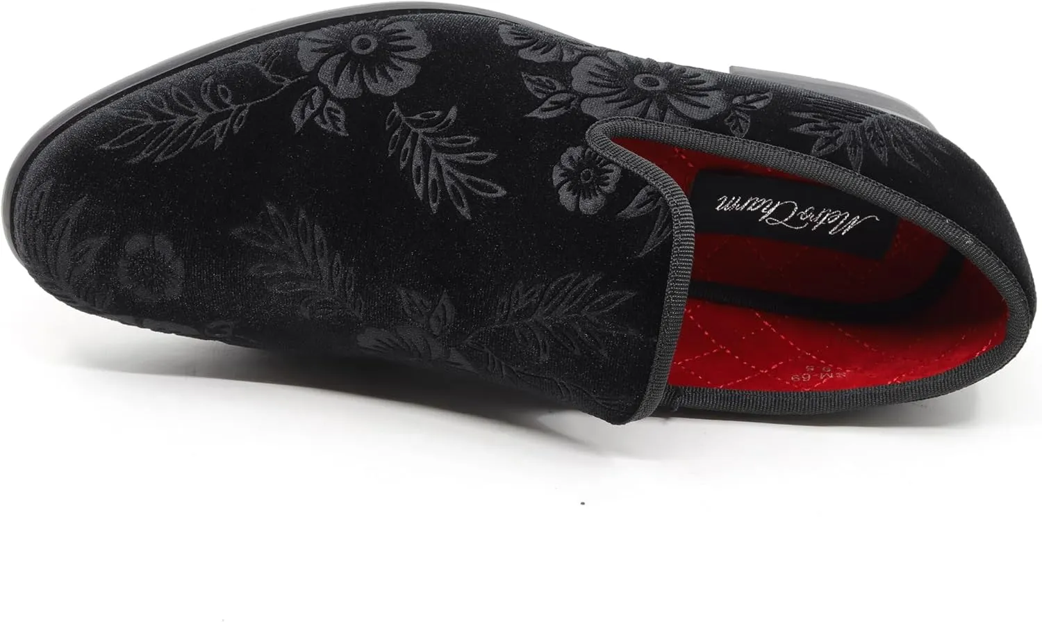 Men's Fashion Floral Dress Tuxedo Loafers Slip On Shoes SM-69