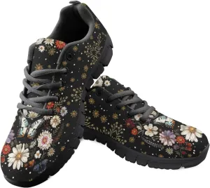 Men's Fashion Sneakers Breathable Mesh Road Running Shoes Cute Teens Girls Boys Walking Shoes