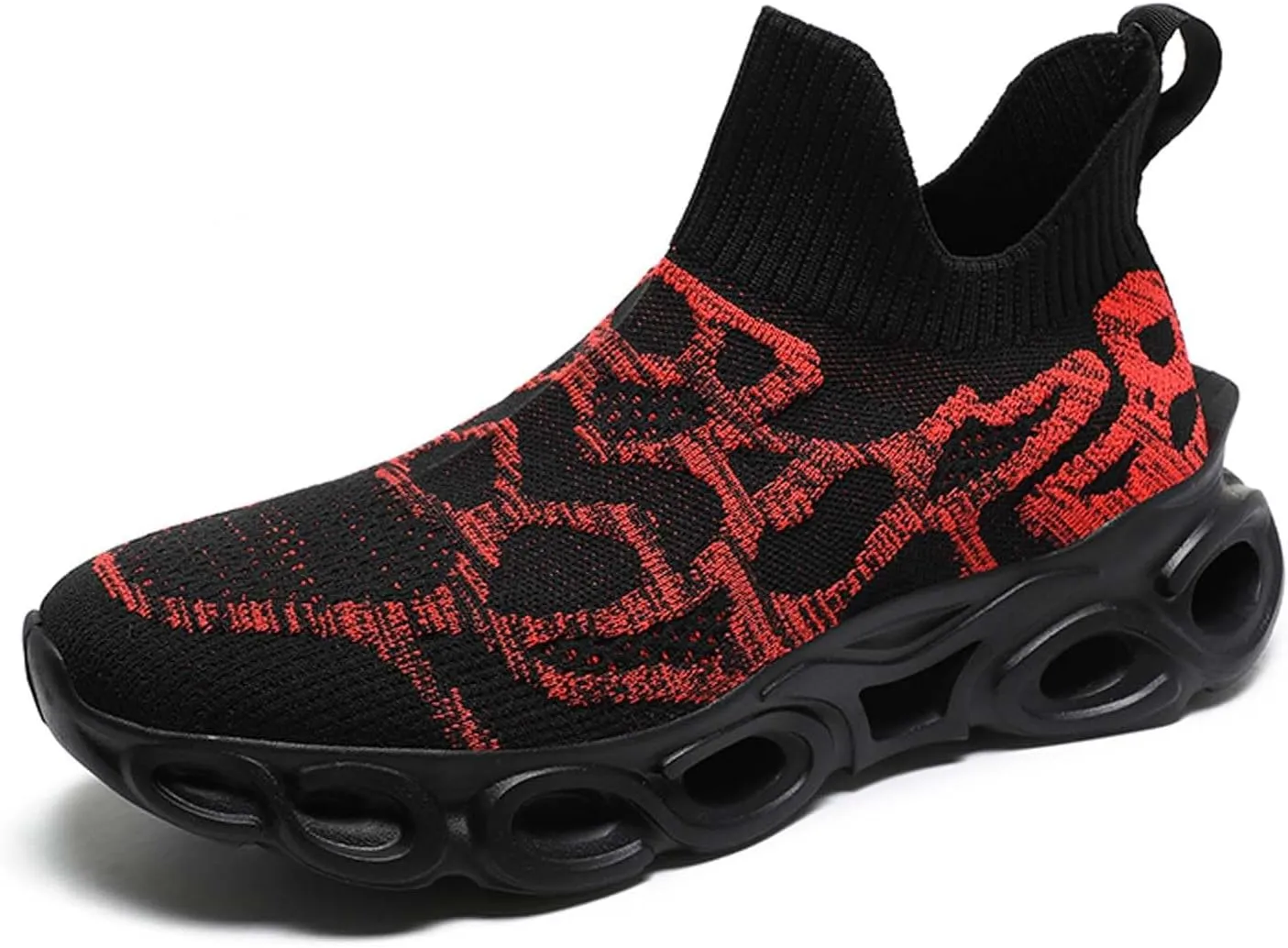 Men's Mens Womens Slip on Loafers Walking Tennis Shoes Laceless Jogging Blade Sneakers Breathable Lightweight