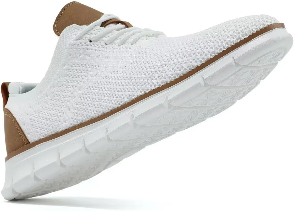 Men's Mesh Sneakers Oxfords Lace-Up Lightweight Casual Walking Shoes Dress Shoes Fashion Sneakers Walking Shoes