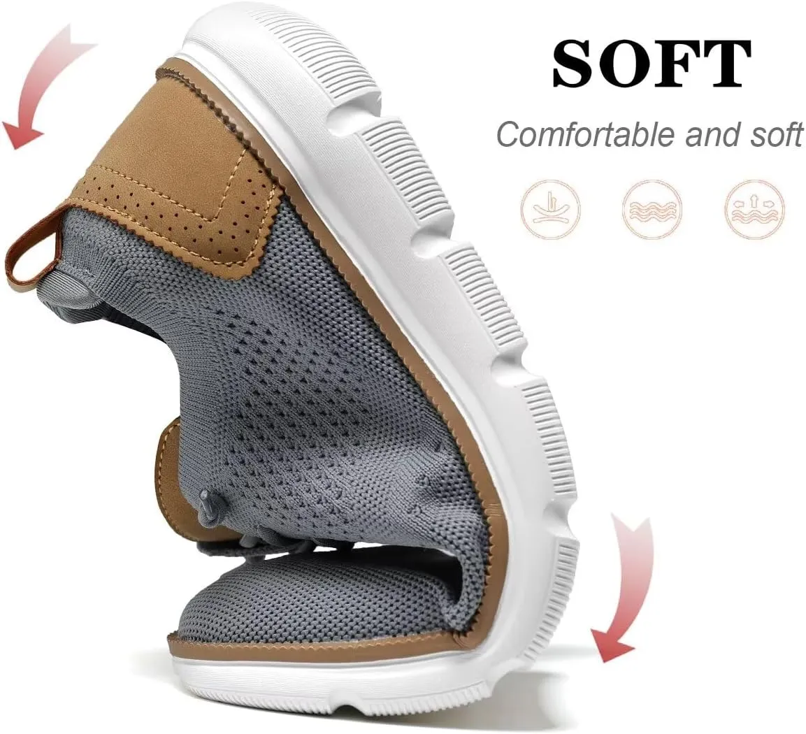 Men's Mesh Sneakers Oxfords Lace-Up Lightweight Casual Walking Shoes Dress Shoes Fashion Sneakers Walking Shoes